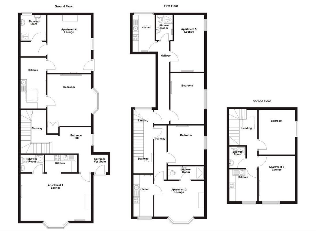 1-5 Jade Apartments, Forcer Hill Longford Road, Holyhead, LL65 1TT floorplan