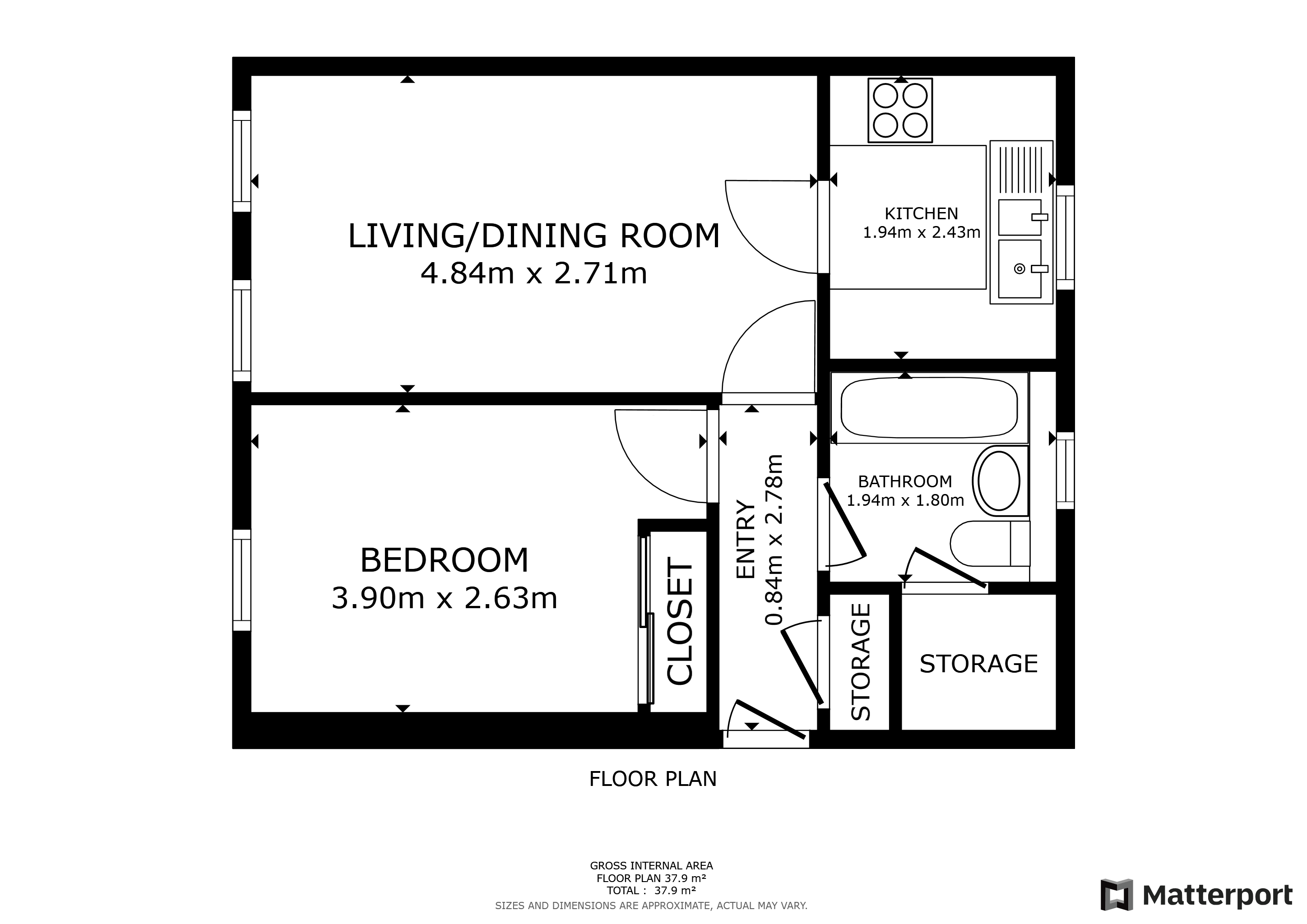 19, Nelson Court, Aberdeen floorplan