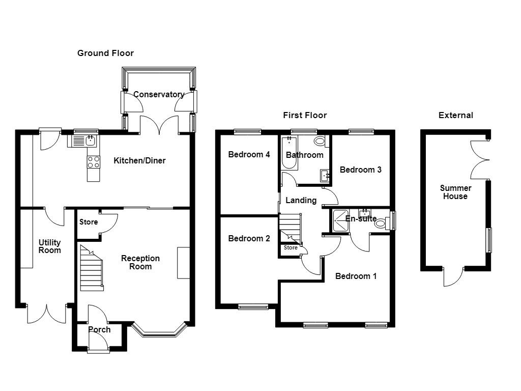 50, Rochester Drive, Burnley floorplan