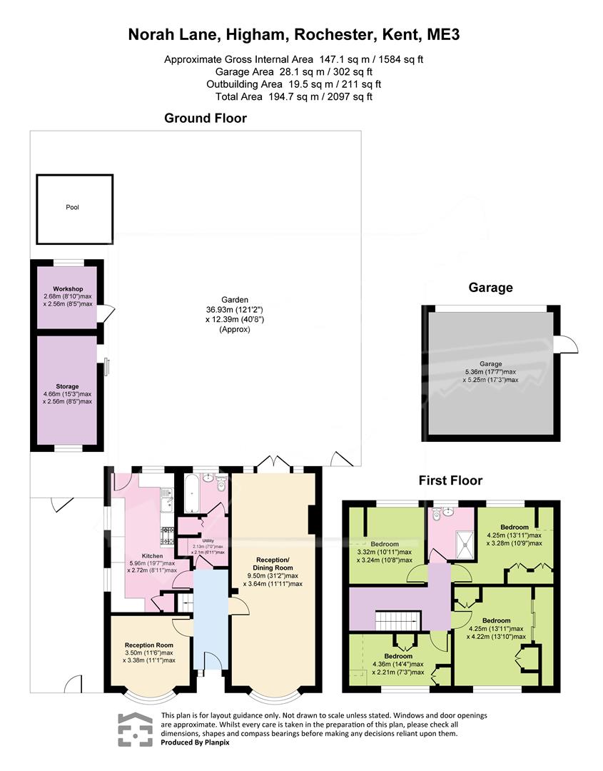 17, Norah Lane, Higham floorplan