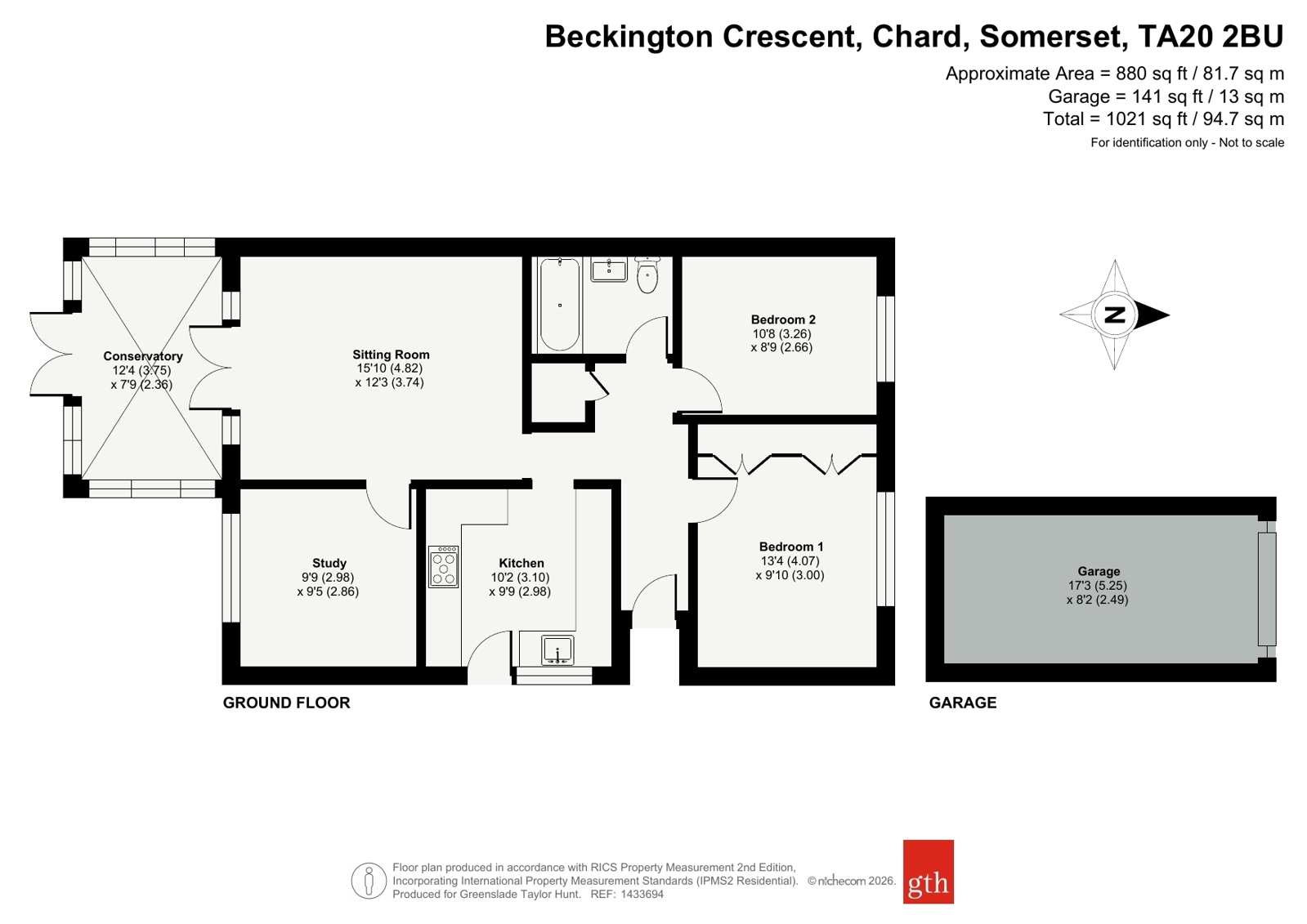 32, Beckington Crescent, Somerset floorplan