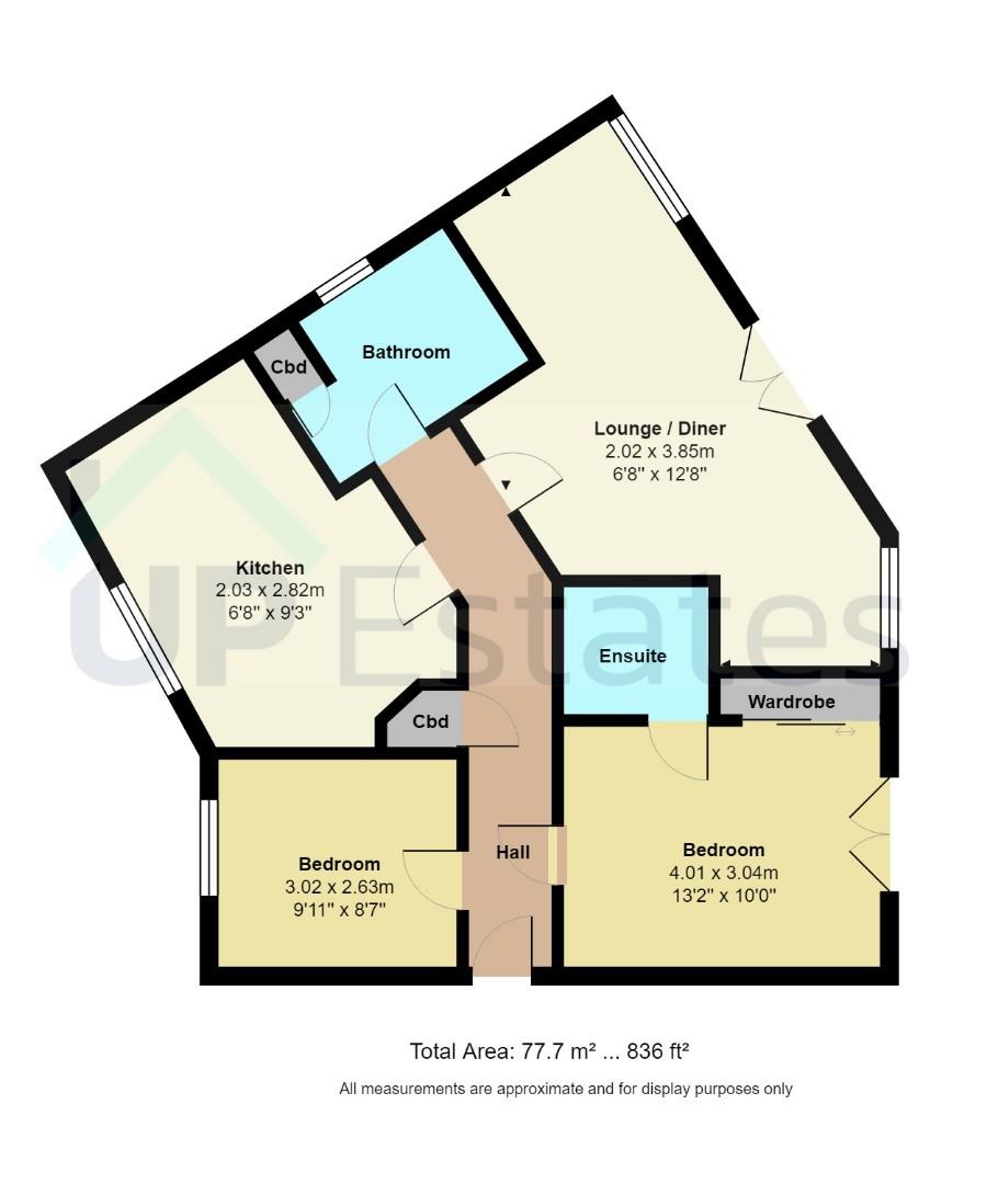 Flat 5, 1, Mimosa Close, Nuneaton floorplan