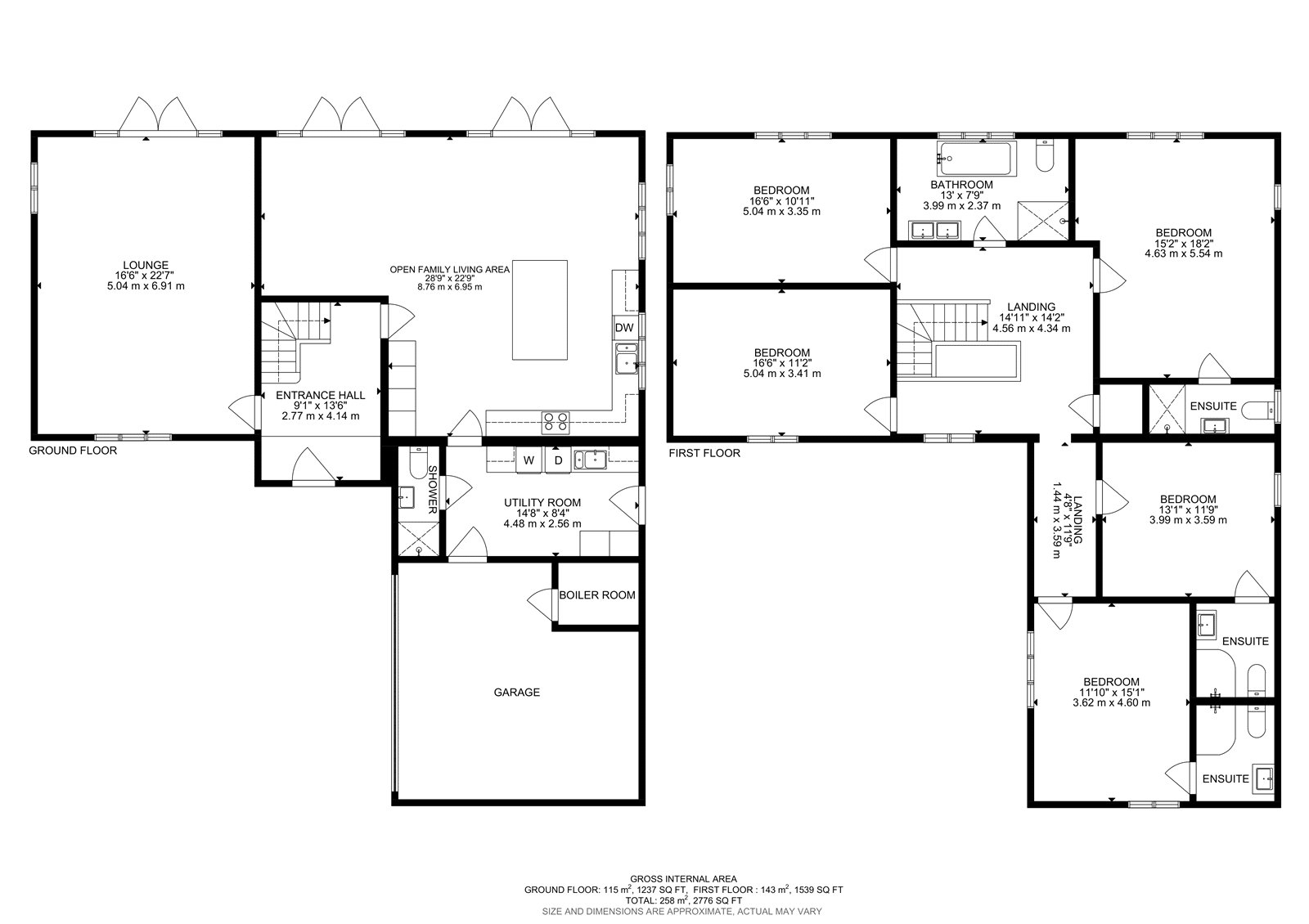 Plot 15,, Will Meadows, Haverfordwest floorplan