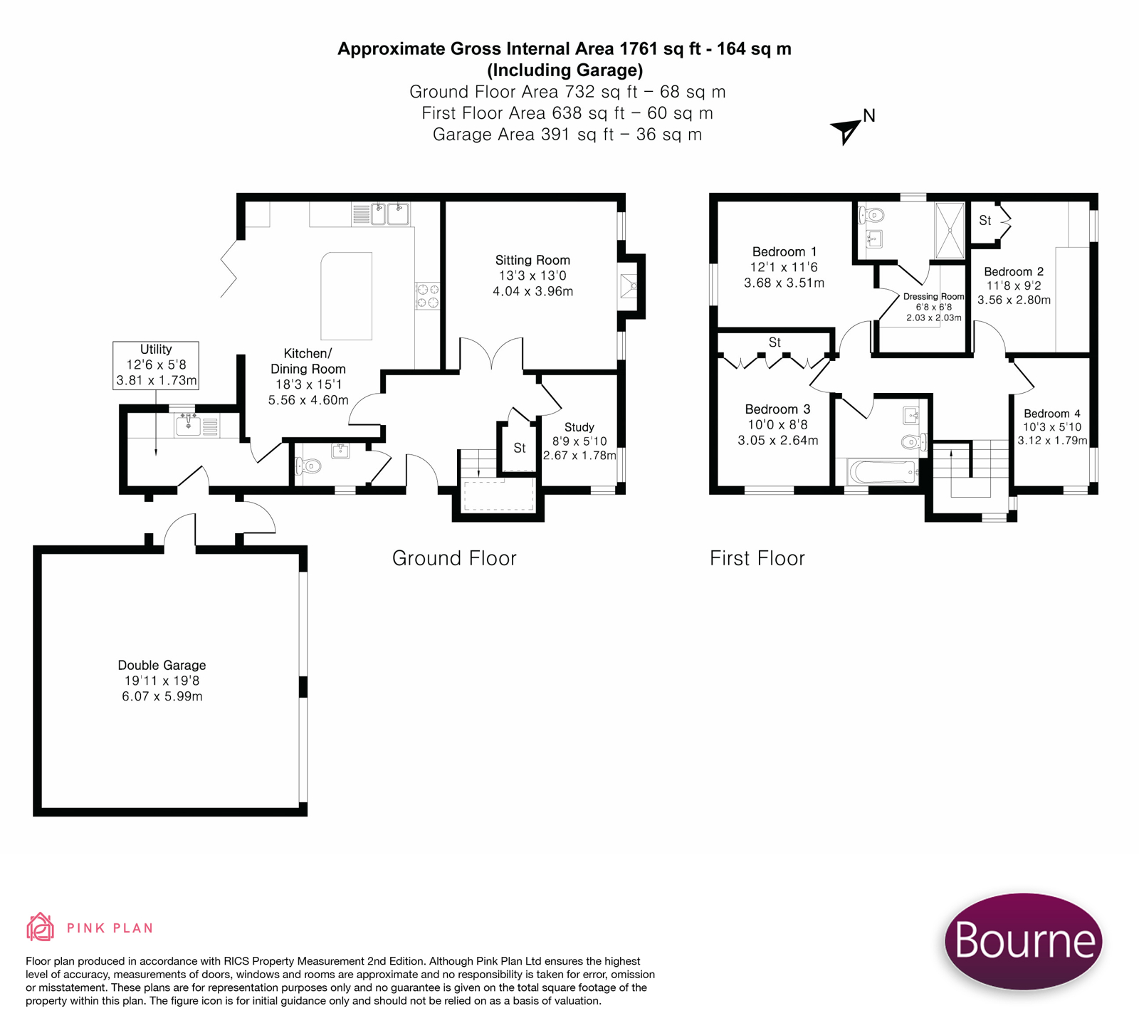 1, Miller Drive, Four Marks floorplan