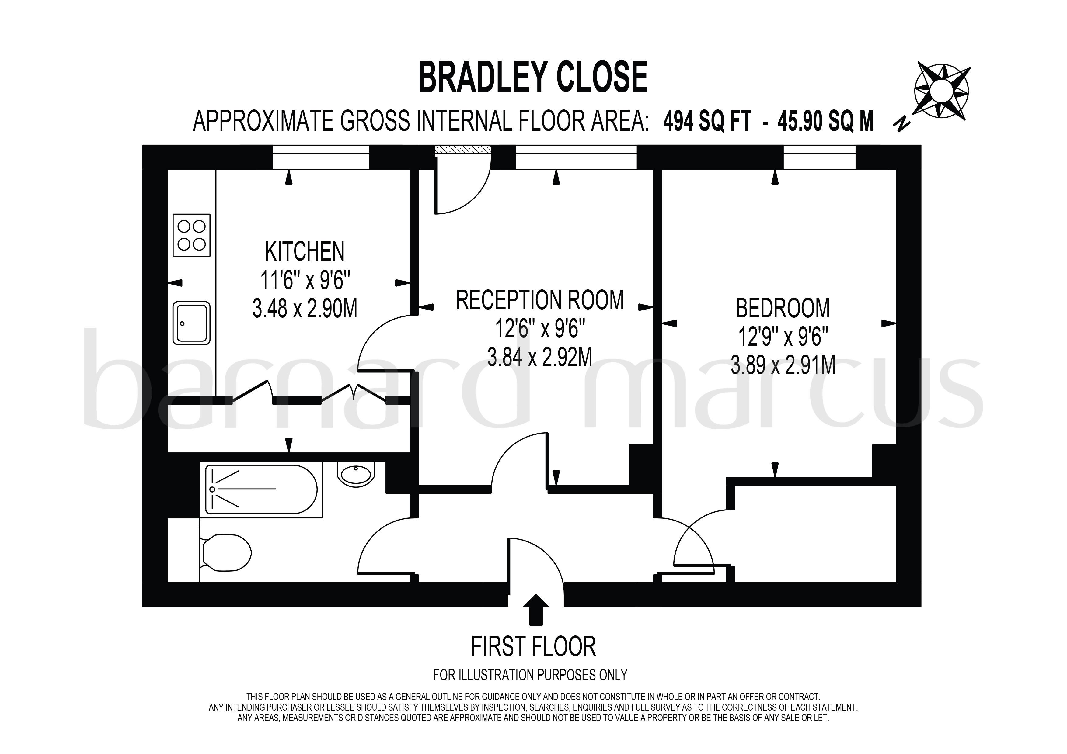 Bradley Close, Islington floorplan