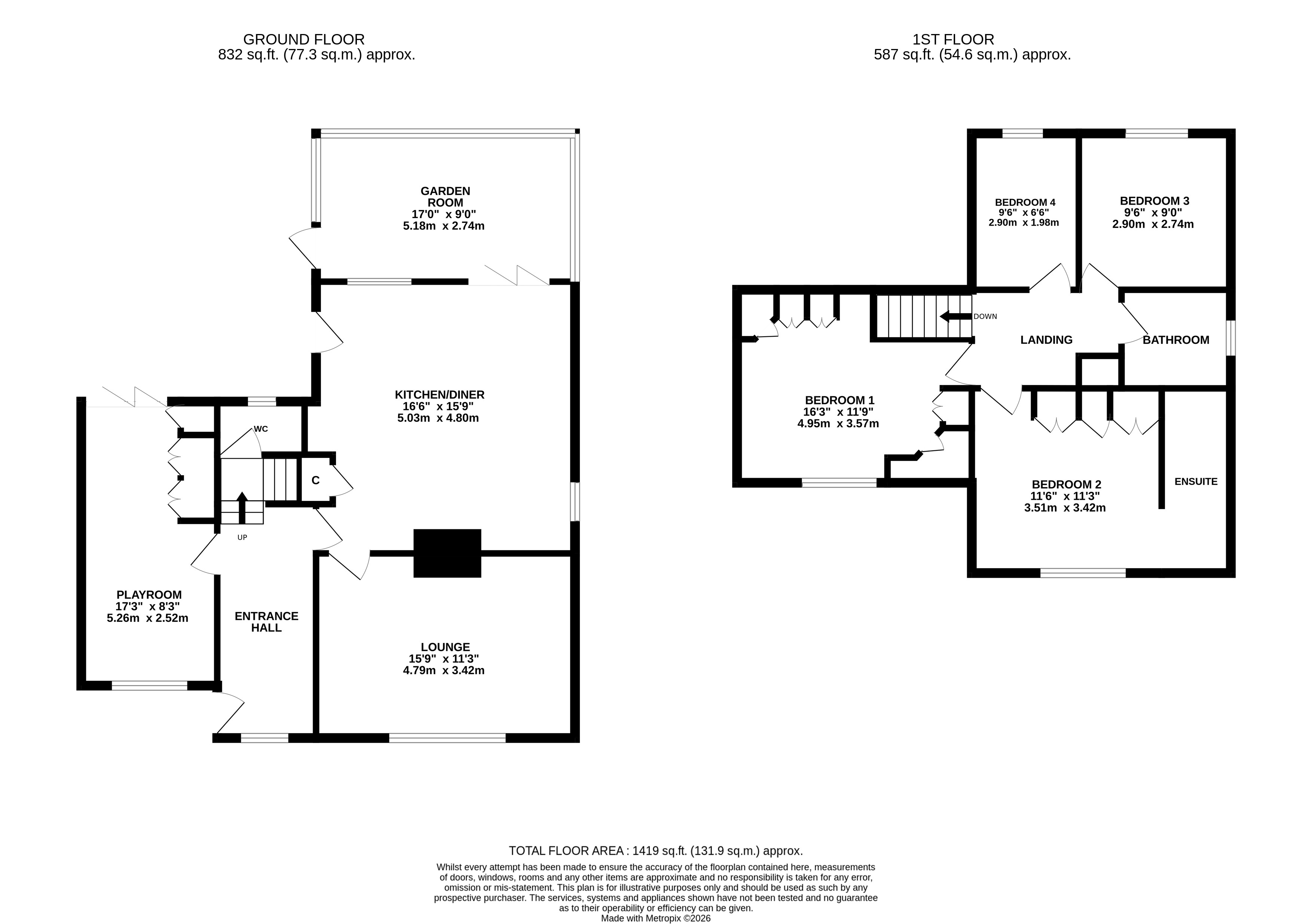 20, Dale View, West Yorkshire floorplan