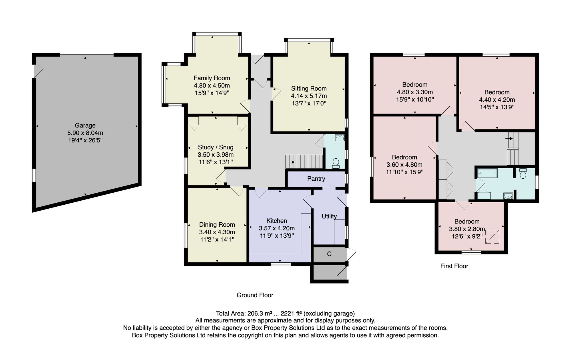2 Warwick Crescent, Harrogate floorplan