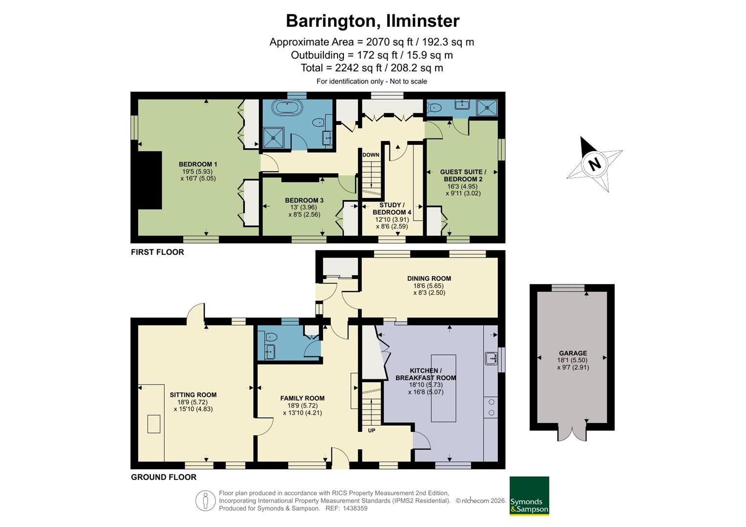 Allenbury Cottage, Ilminster floorplan