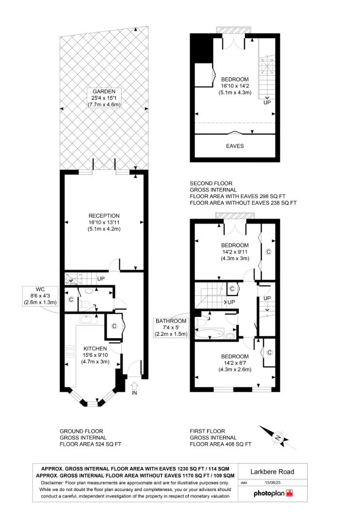Larkbere Road, London floorplan