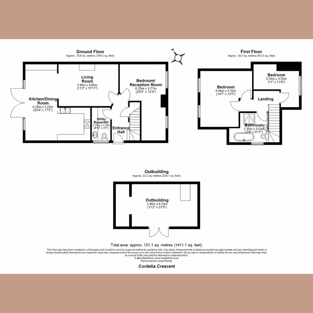 Cordelia Crescent, Rayleigh floorplan