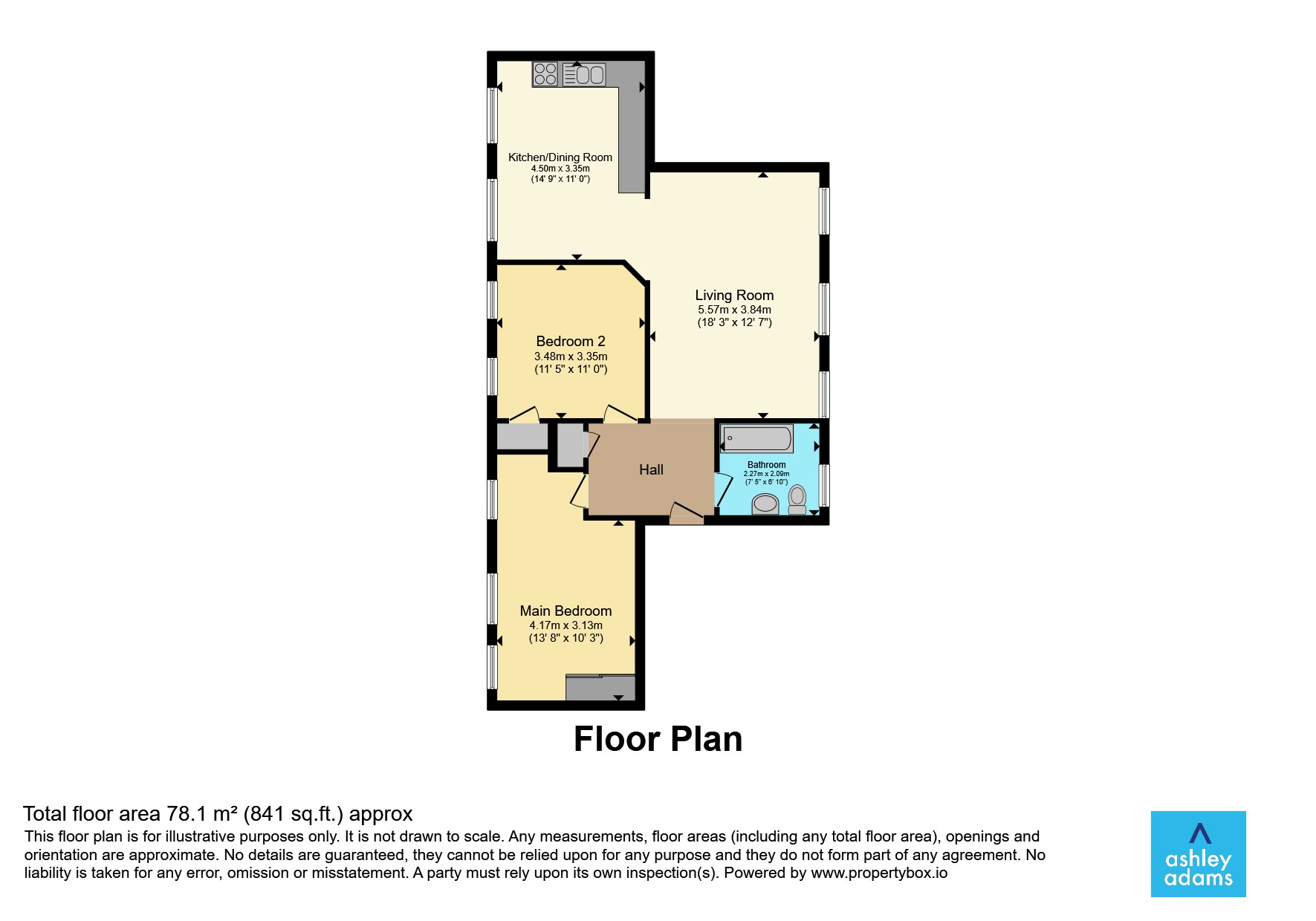 Middle Mill, Brookbridge Court, Derbyshire floorplan