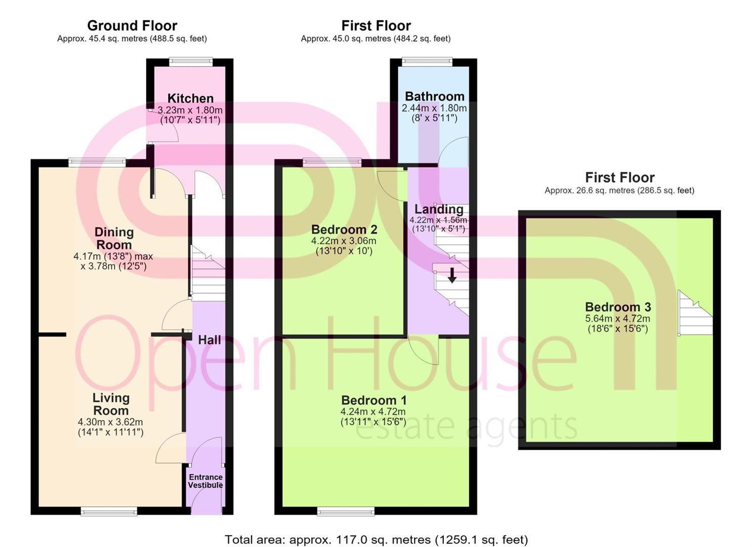 77, Radcliffe Road, Bolton floorplan