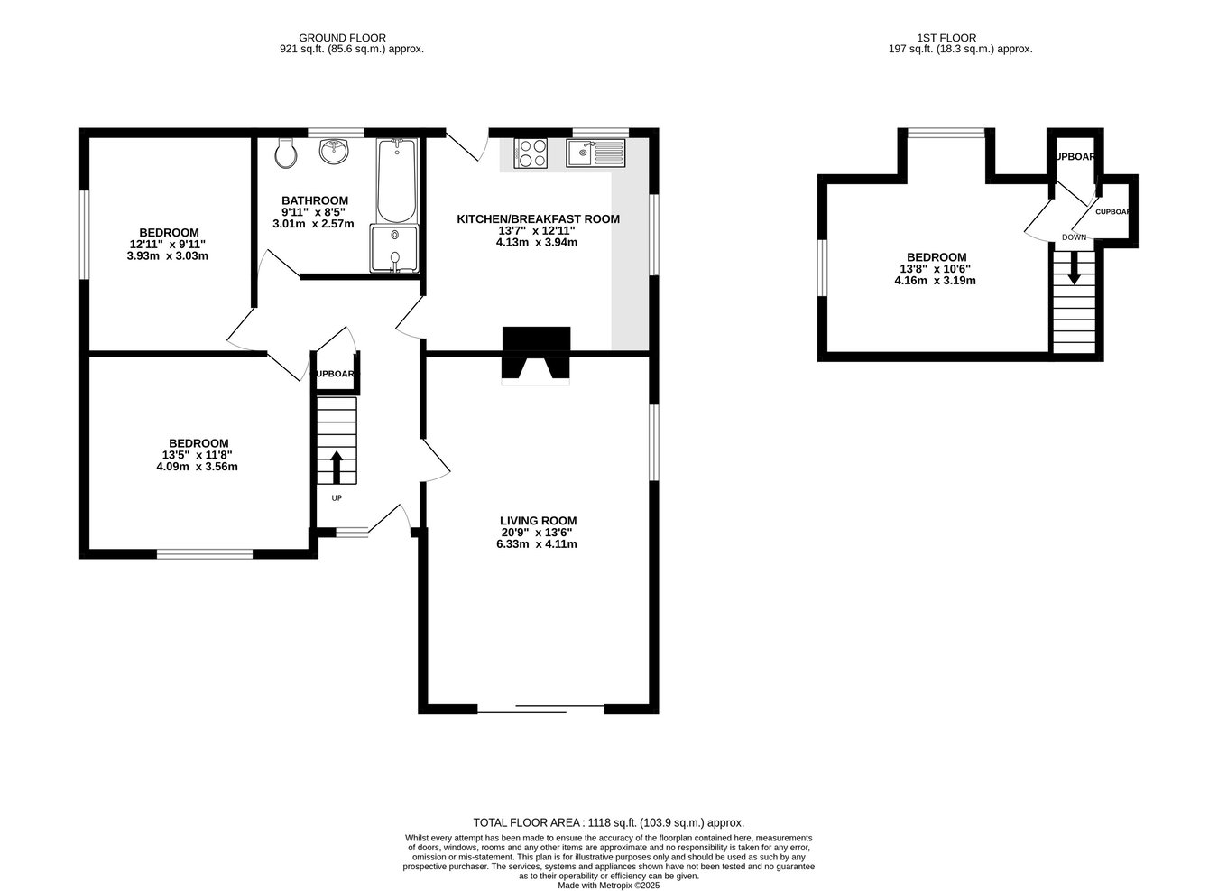 Dal Ati, Bailihelig Road, Brecon floorplan
