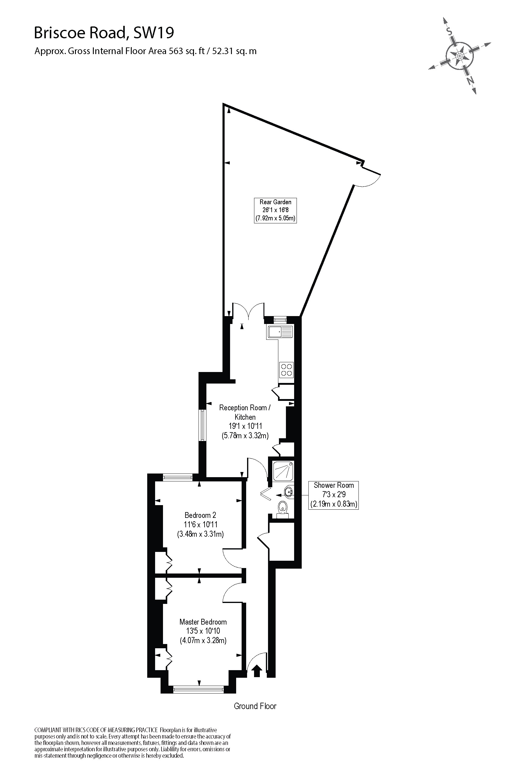 67, Briscoe Road, London floorplan