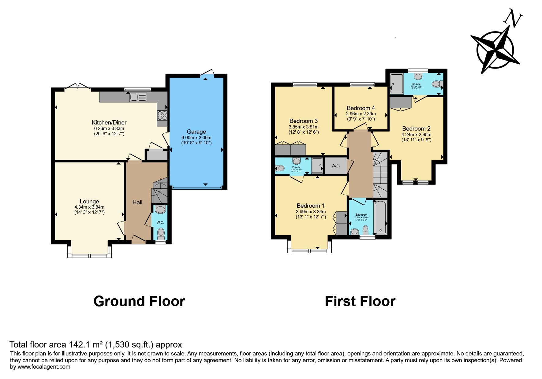 Lowbury Gardens, Newbury, RG20 floorplan