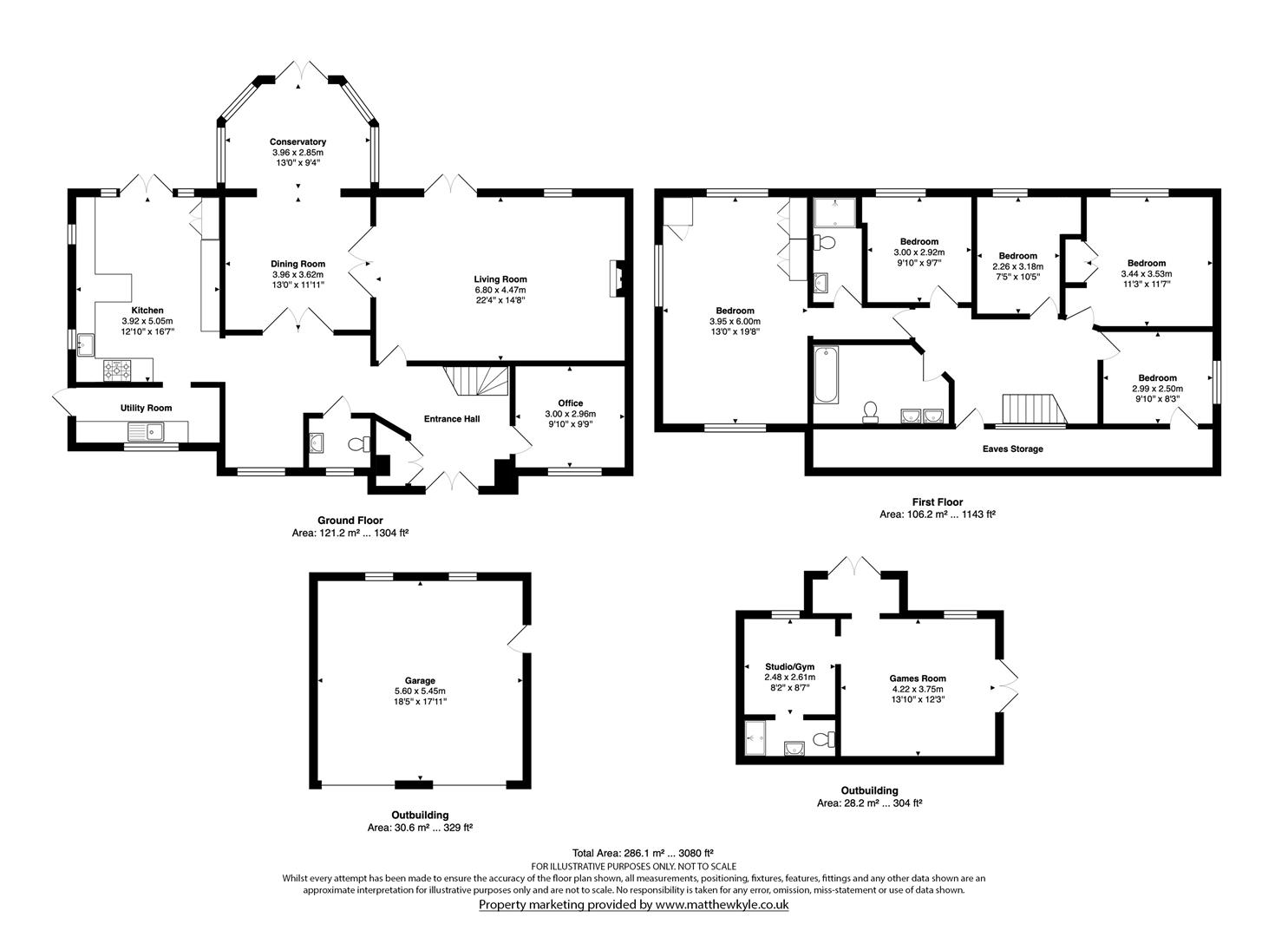 1, The Avenue, Welwyn floorplan