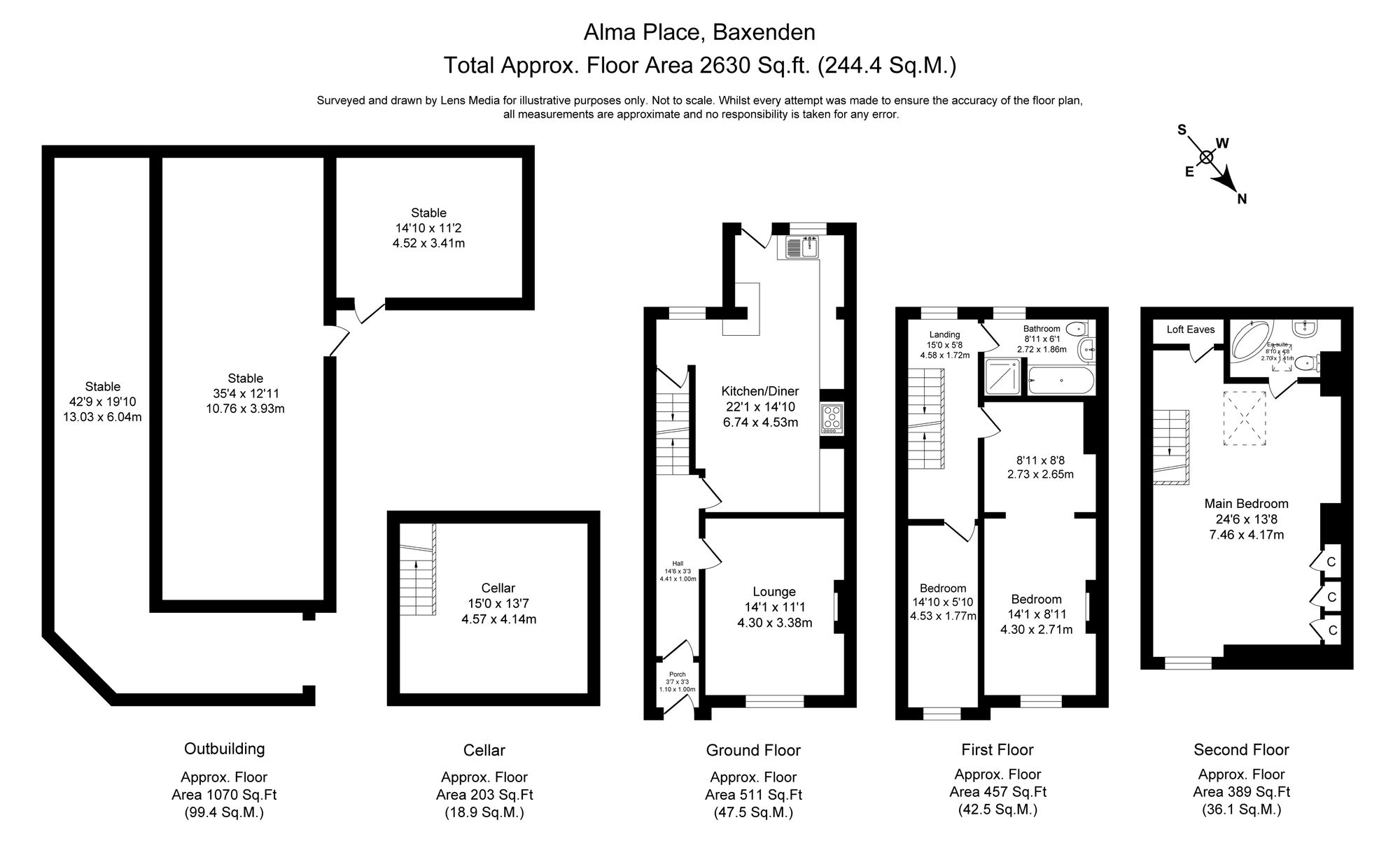 2 Alma Place, Accrington floorplan