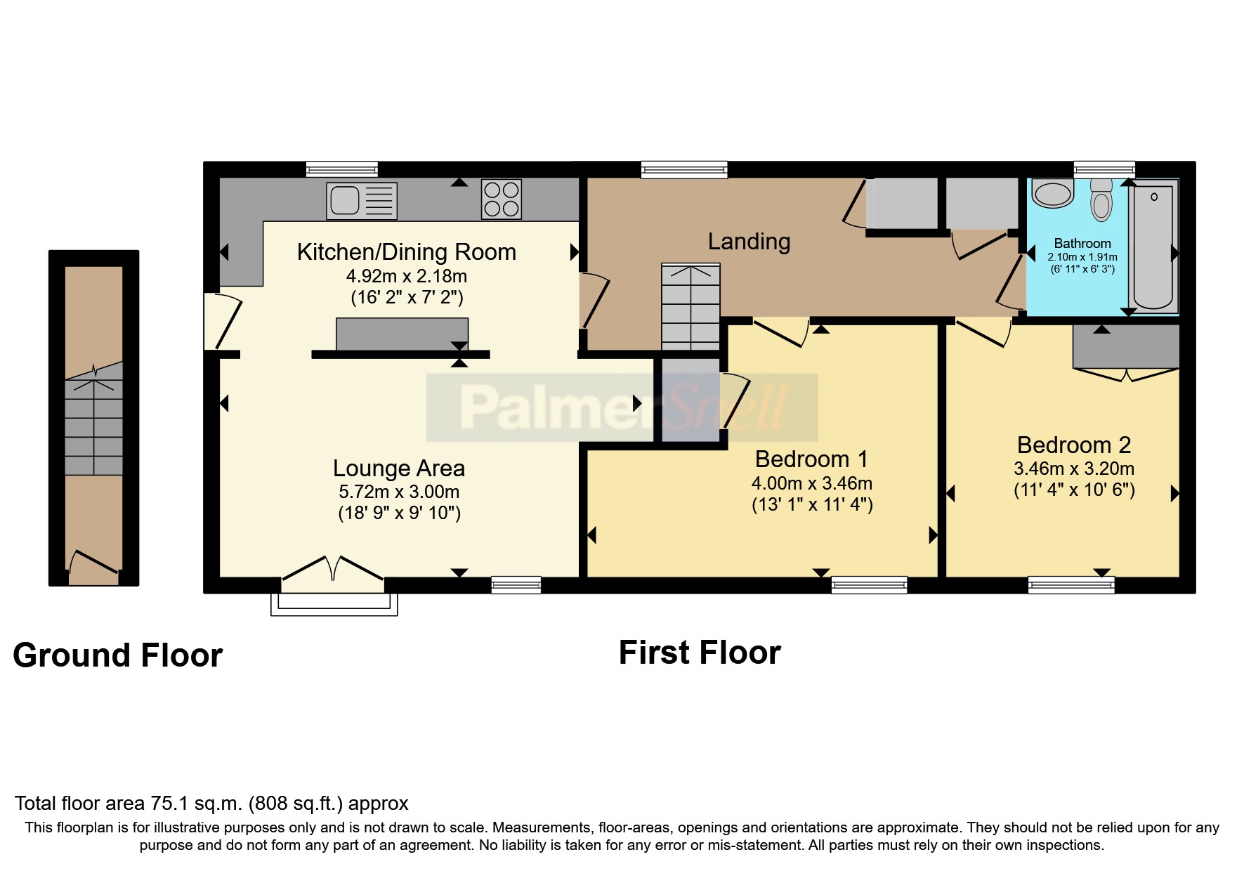 Mill House Road, Norton Fitzwarren, Taunton, Somerset TA2, 2 bedroom