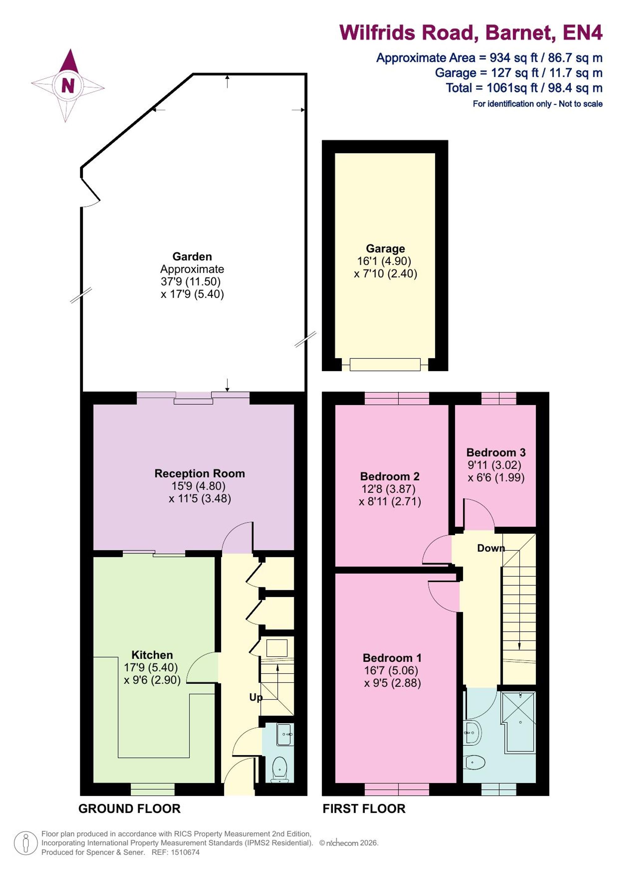 41 St. Wilfrids Road, Barnet floorplan