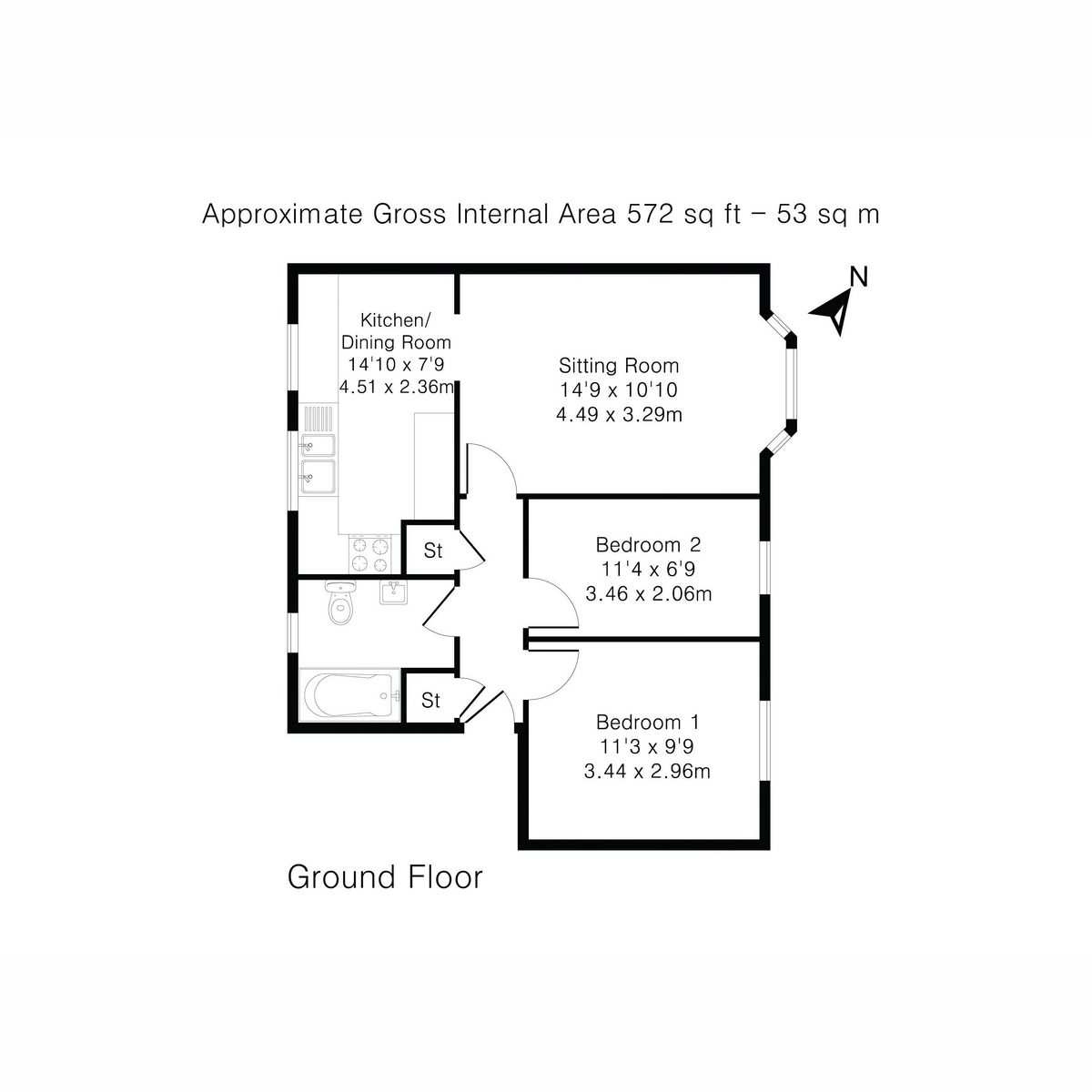 Heron Drive, Bicester OX26, 2 bedroom flat for sale 66271374