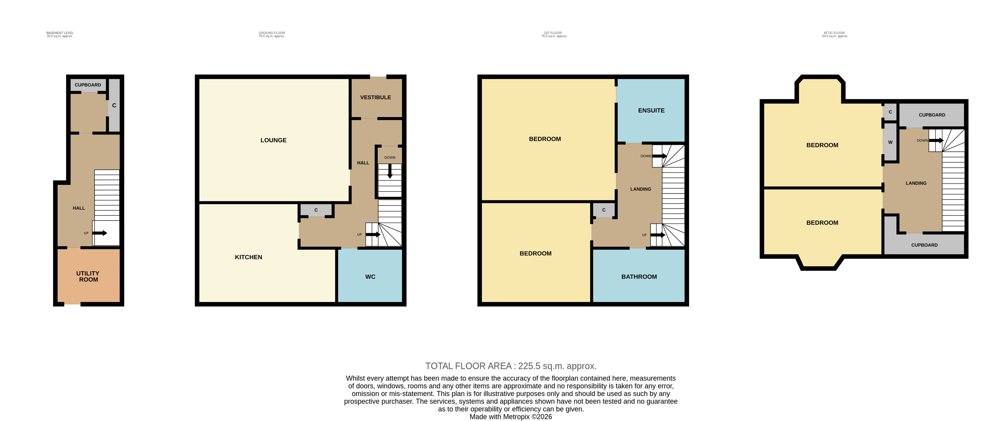 10, Union Place, Montrose floorplan