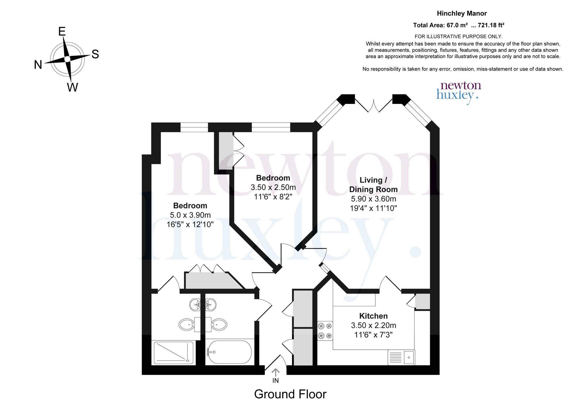 Flat 35, Hinchley Manor Manor Road North, Esher floorplan