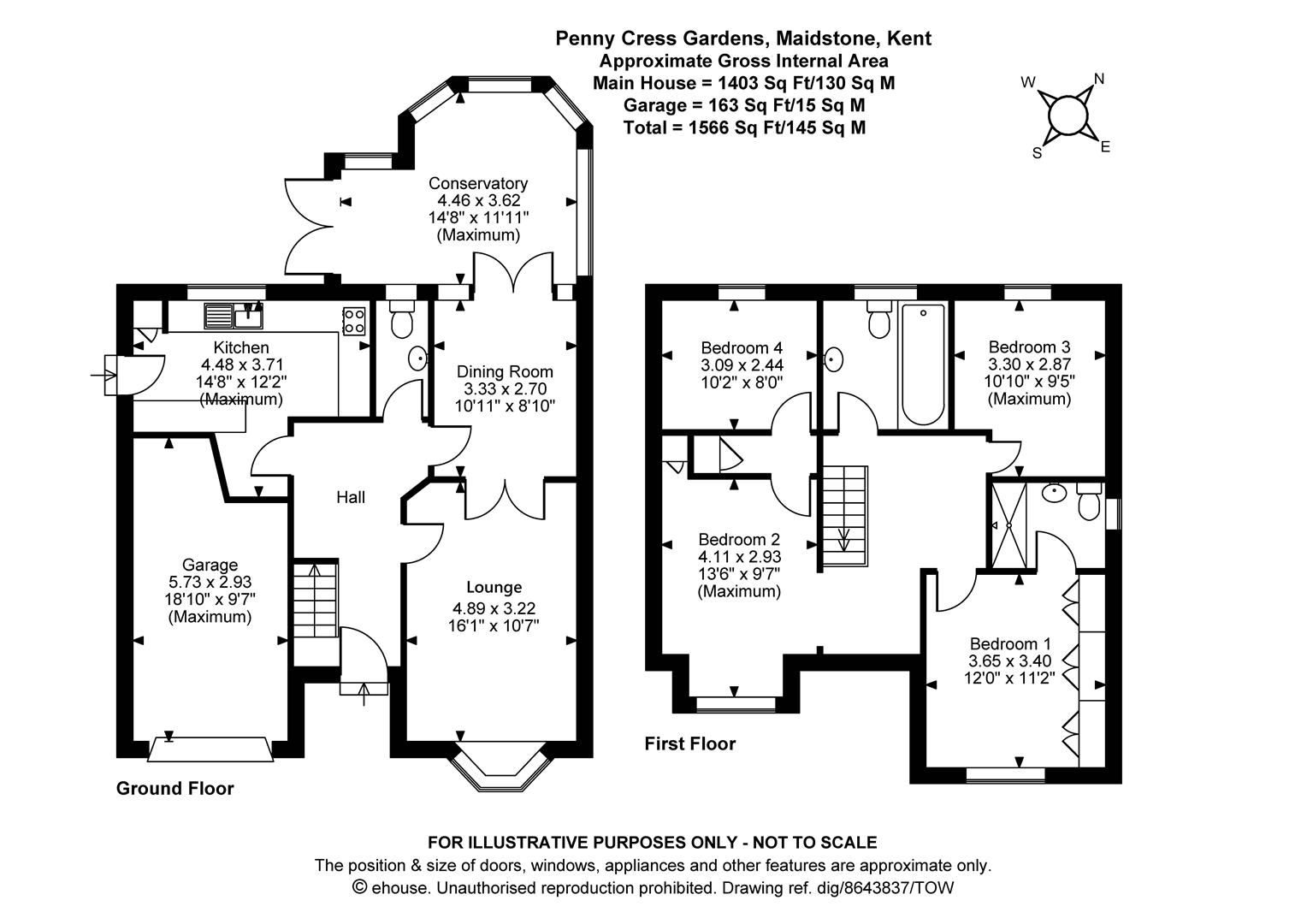 6, Penny Cress Gardens, Maidstone floorplan
