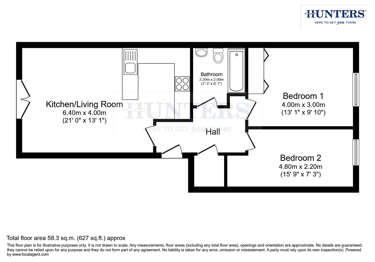 18 Green Court, New Lane, York floorplan