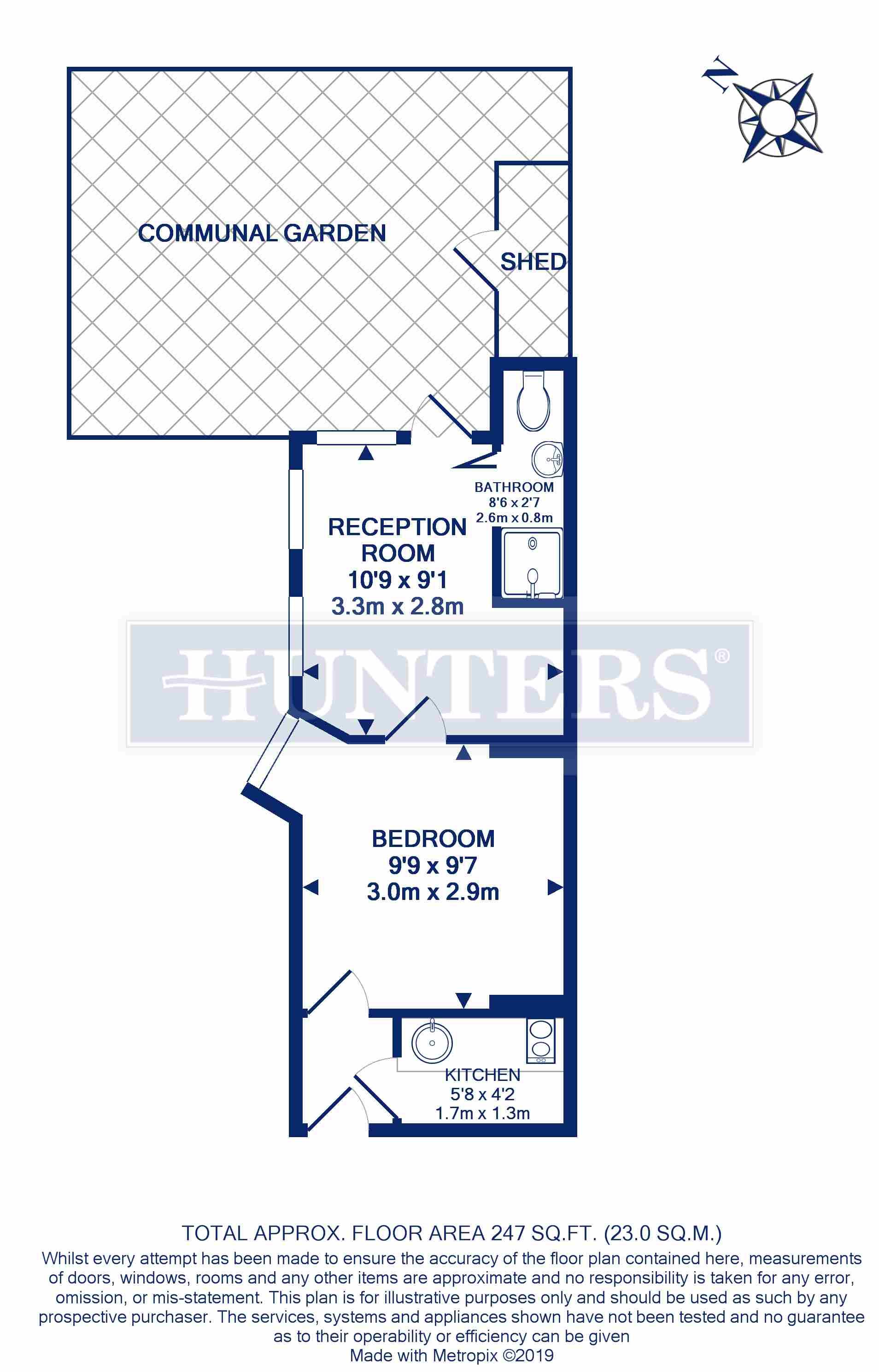 1 Bedrooms Flat to rent in Glenilla Road, London NW3