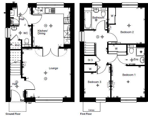 3 Bedrooms End terrace house for sale in Laburnum Lea, Laburnham Road, Uddington G71