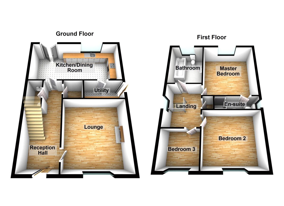 Portmore Hall, Crumlin BT29, 3 bedroom semidetached house for sale