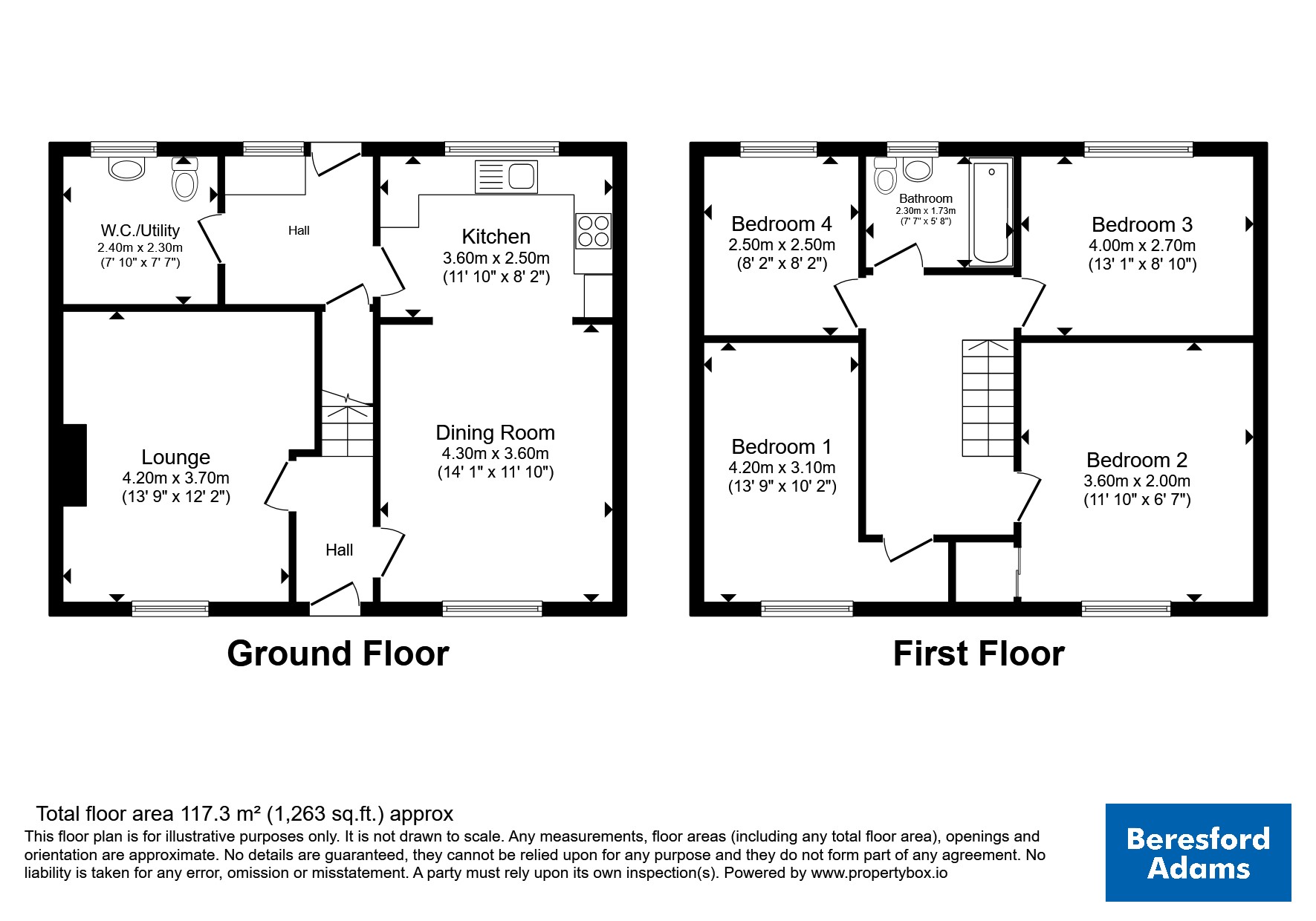 Skerries, 2, Chapel Street, Amlwch floorplan