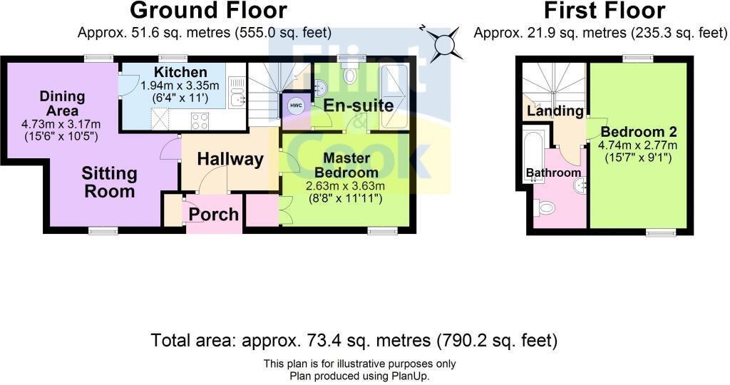 Belmont Abbey, Hereford floorplan
