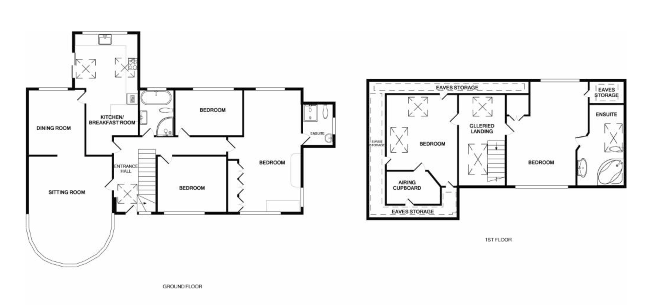 Warren Lane, Friston floorplan