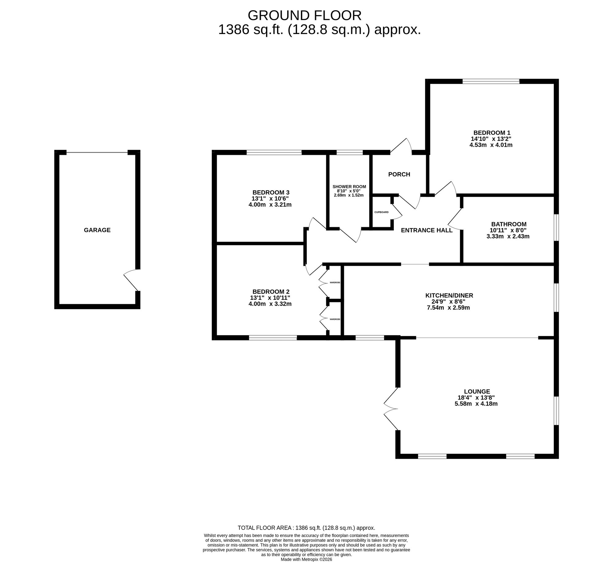 6, Orchil Crescent, Auchterarder, PH3 floorplan