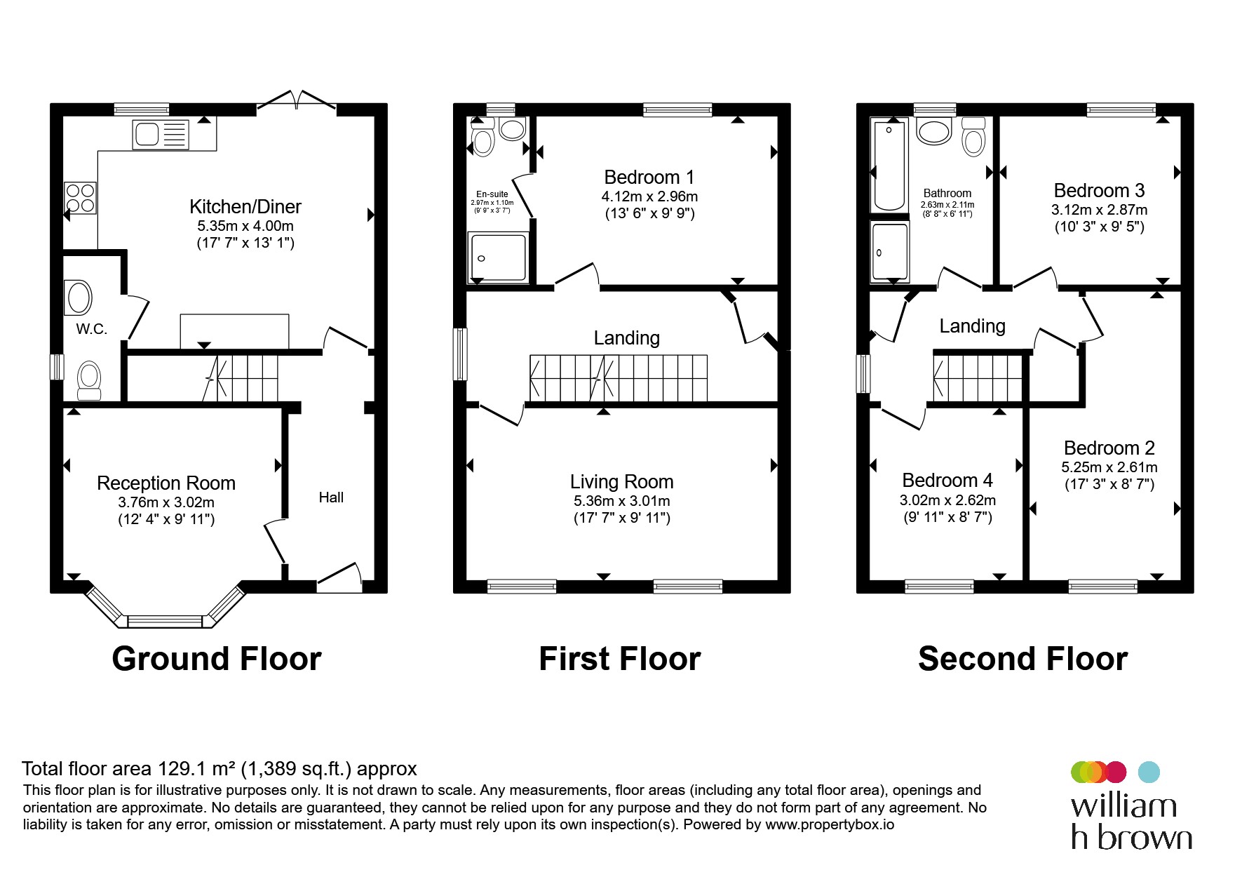 25, Shakespeare Way, Spalding floorplan
