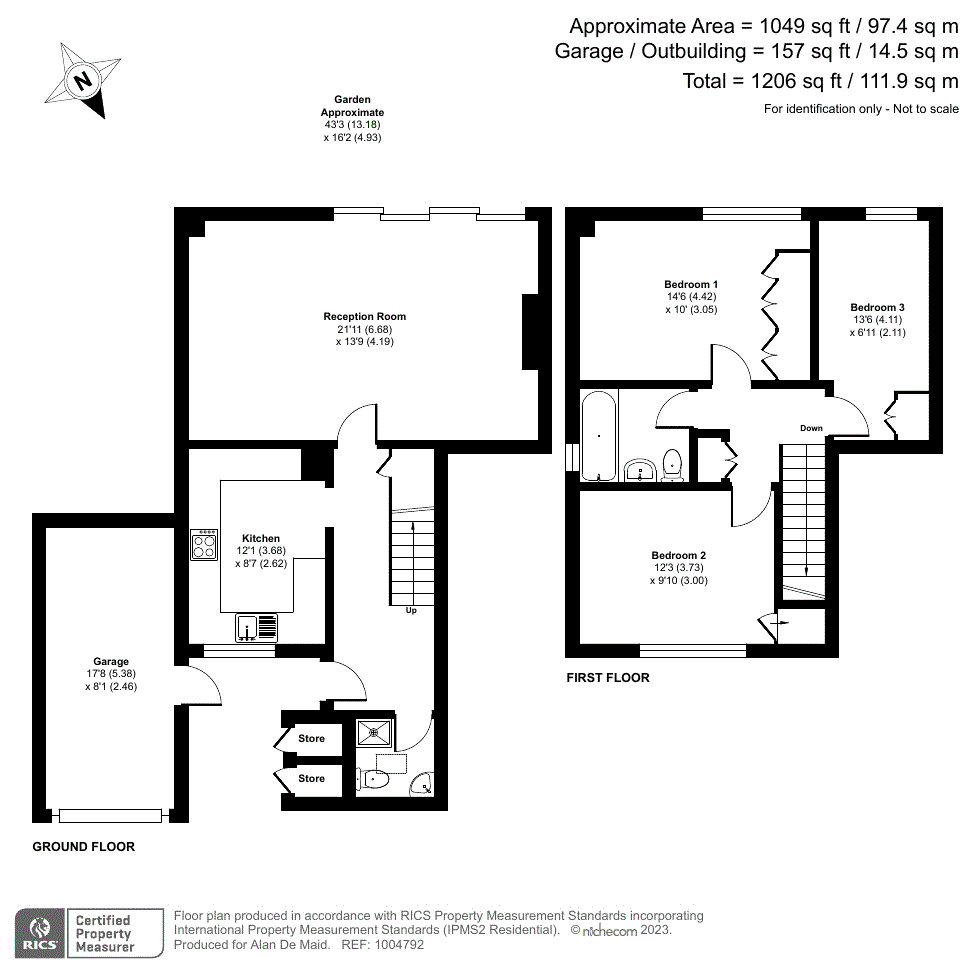 Ferndown Avenue, Orpington BR6, 3 bedroom terraced house for sale