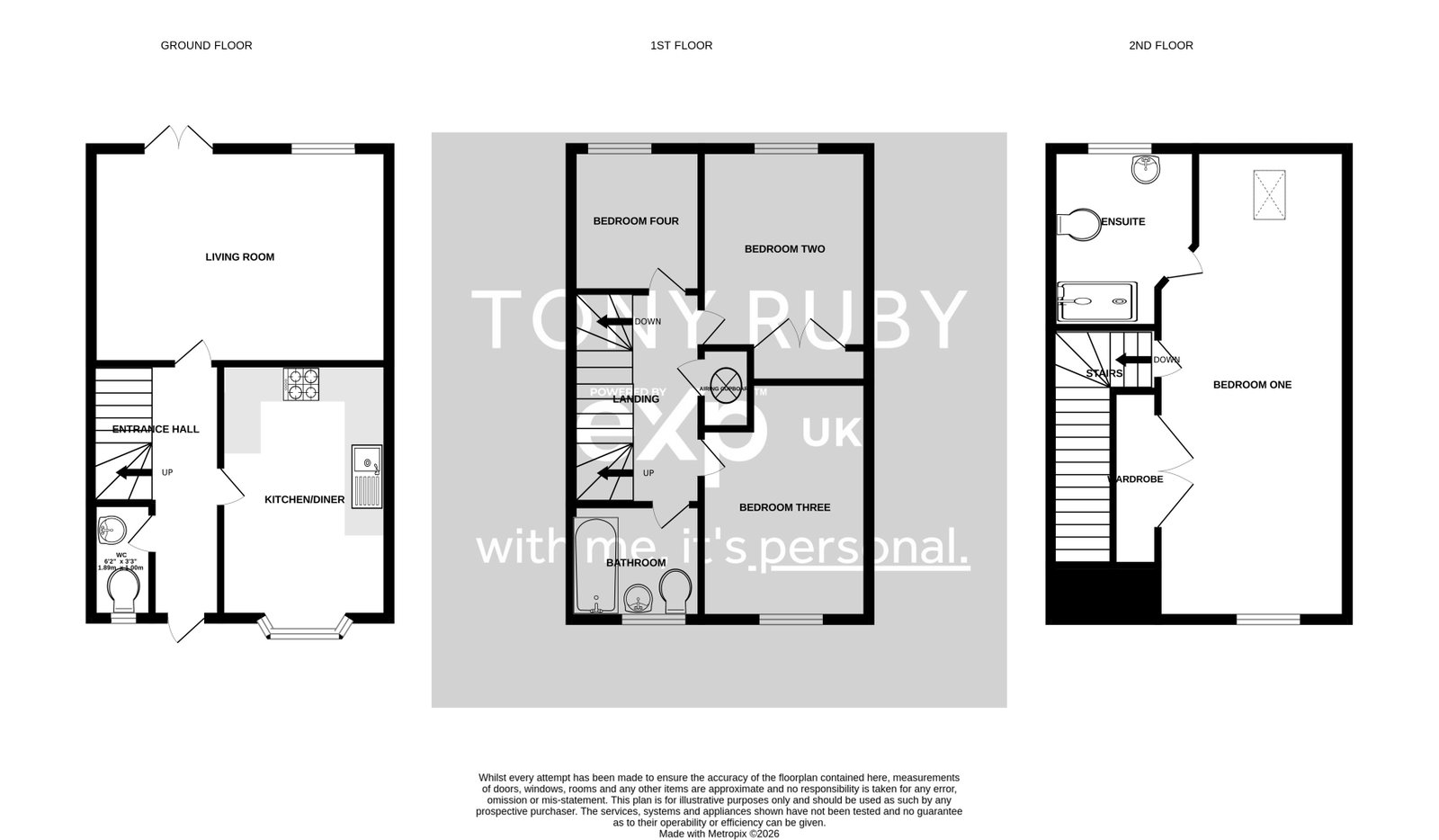 32, Thorneydene Gardens, Grantham floorplan