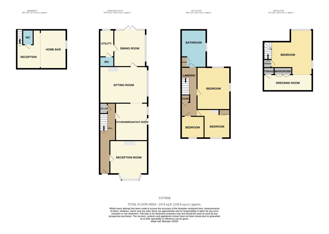 82, High Street, Colchester floorplan