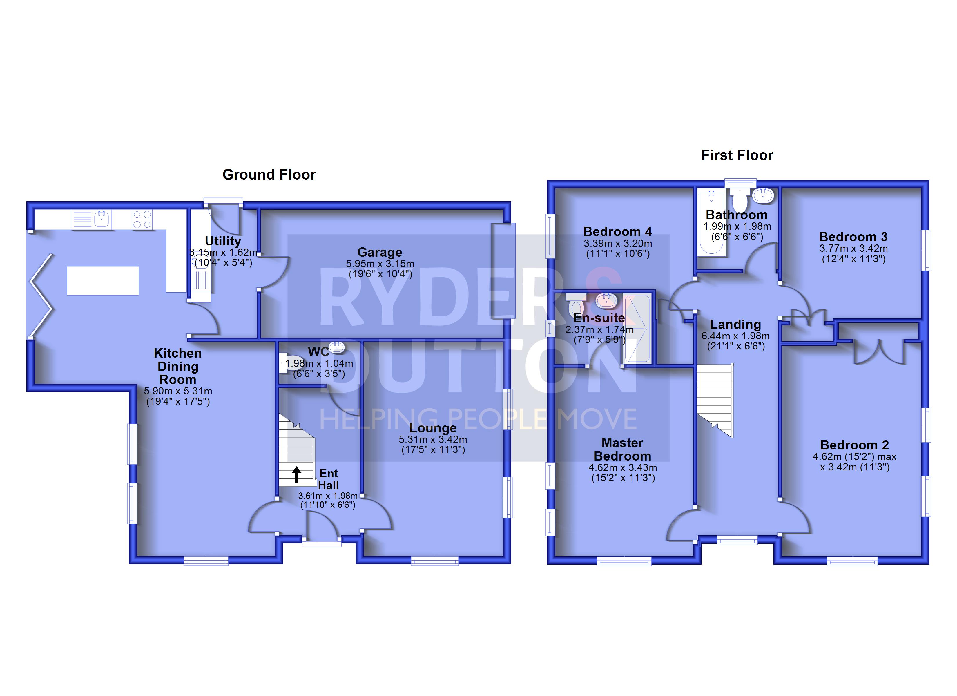 8, Great Clough Drive, Rossendale floorplan