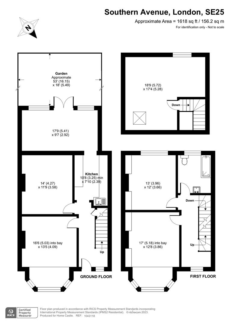 Southern Avenue, London SE25, 3 bedroom terraced house for sale
