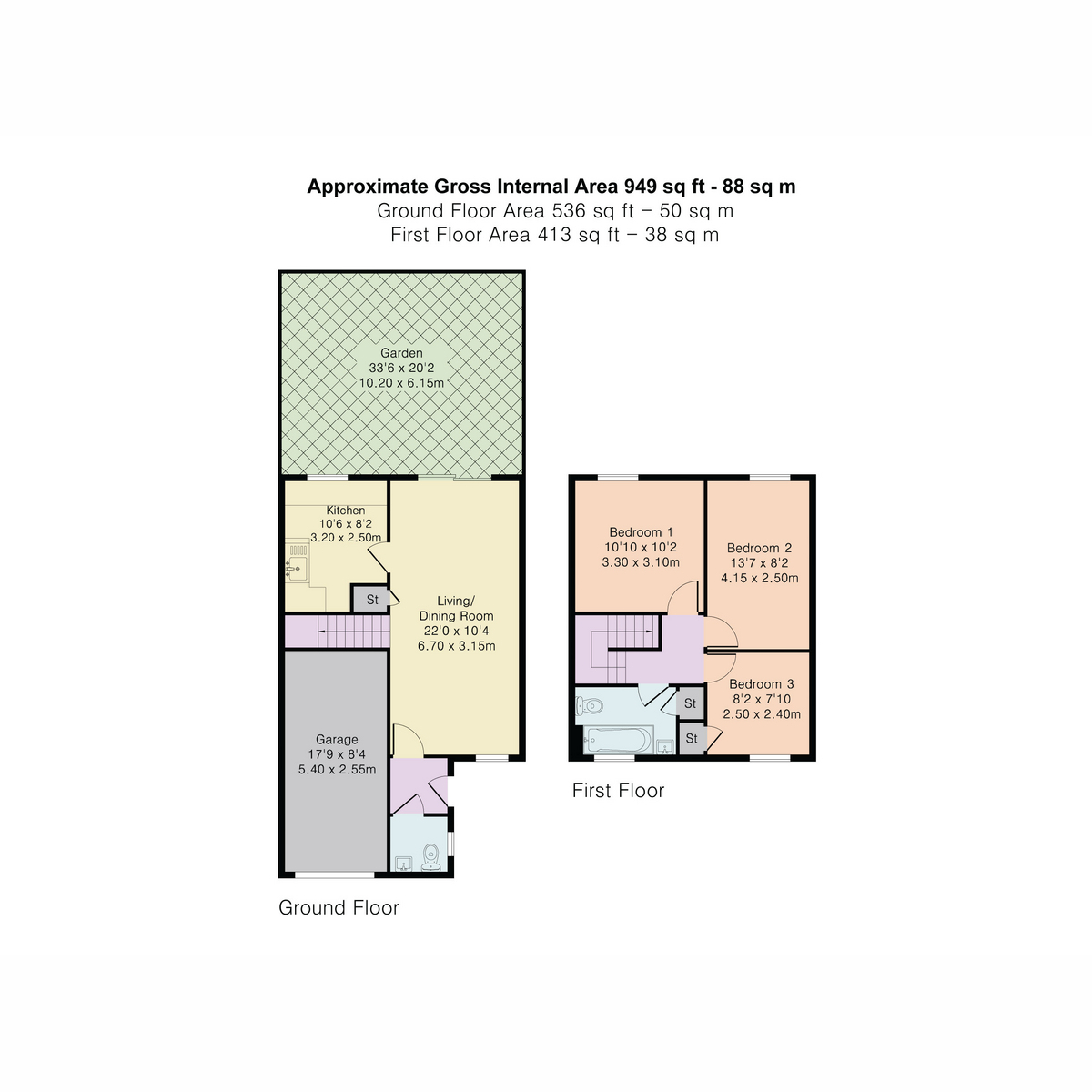 14, Woodgate Close, Wantage floorplan