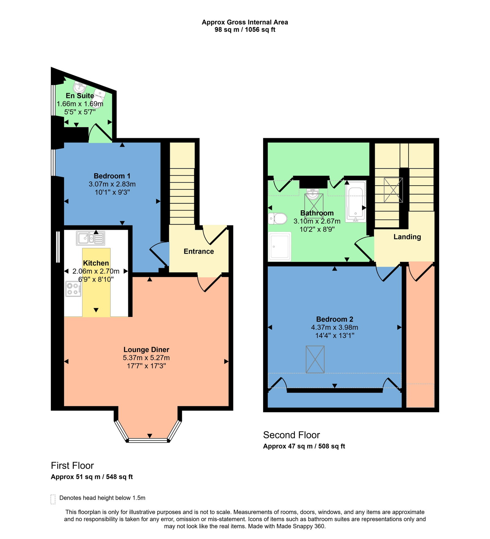 20,Apartment 5, Belle Isle Street, Workington floorplan