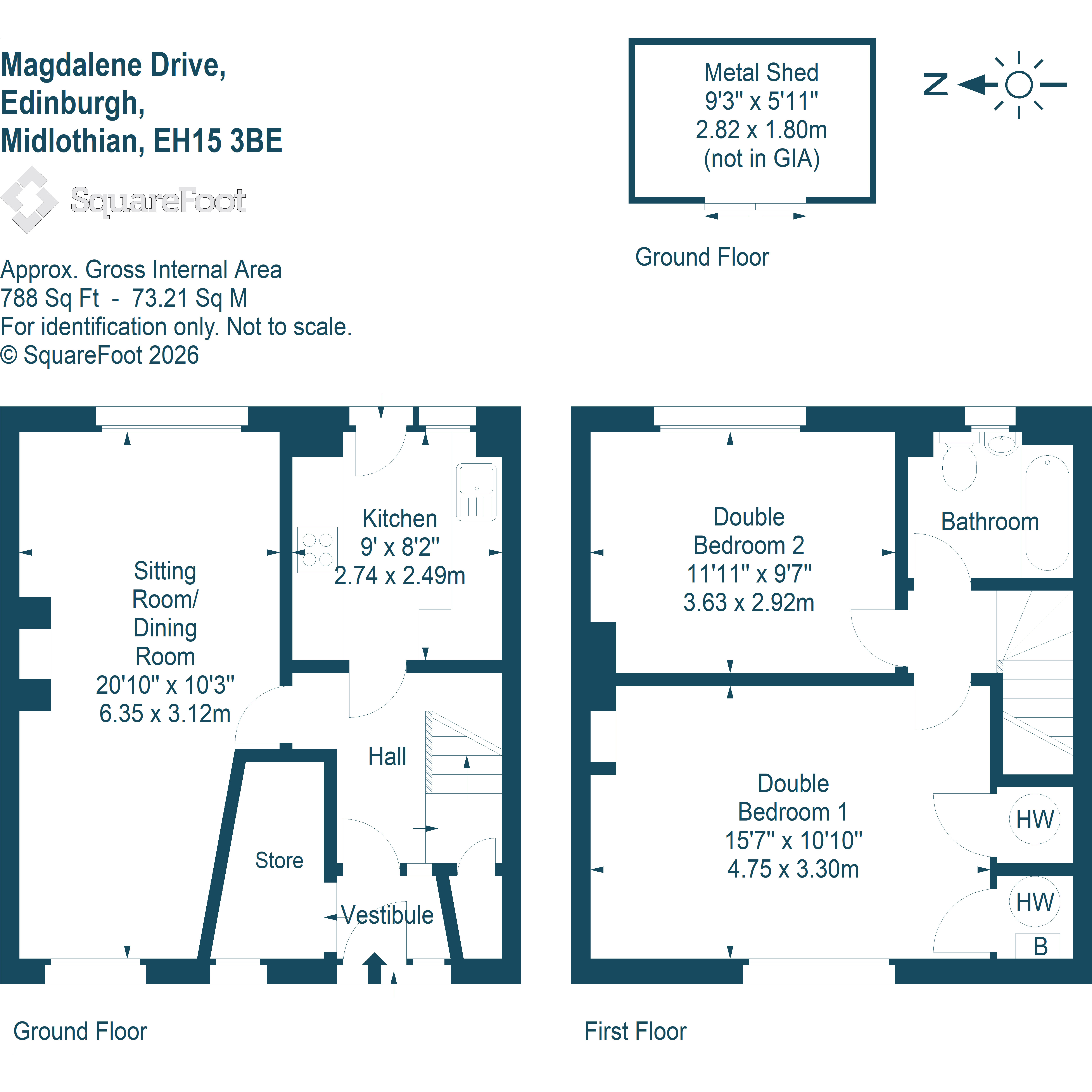 124, Magdalene Drive, Edinburgh floorplan