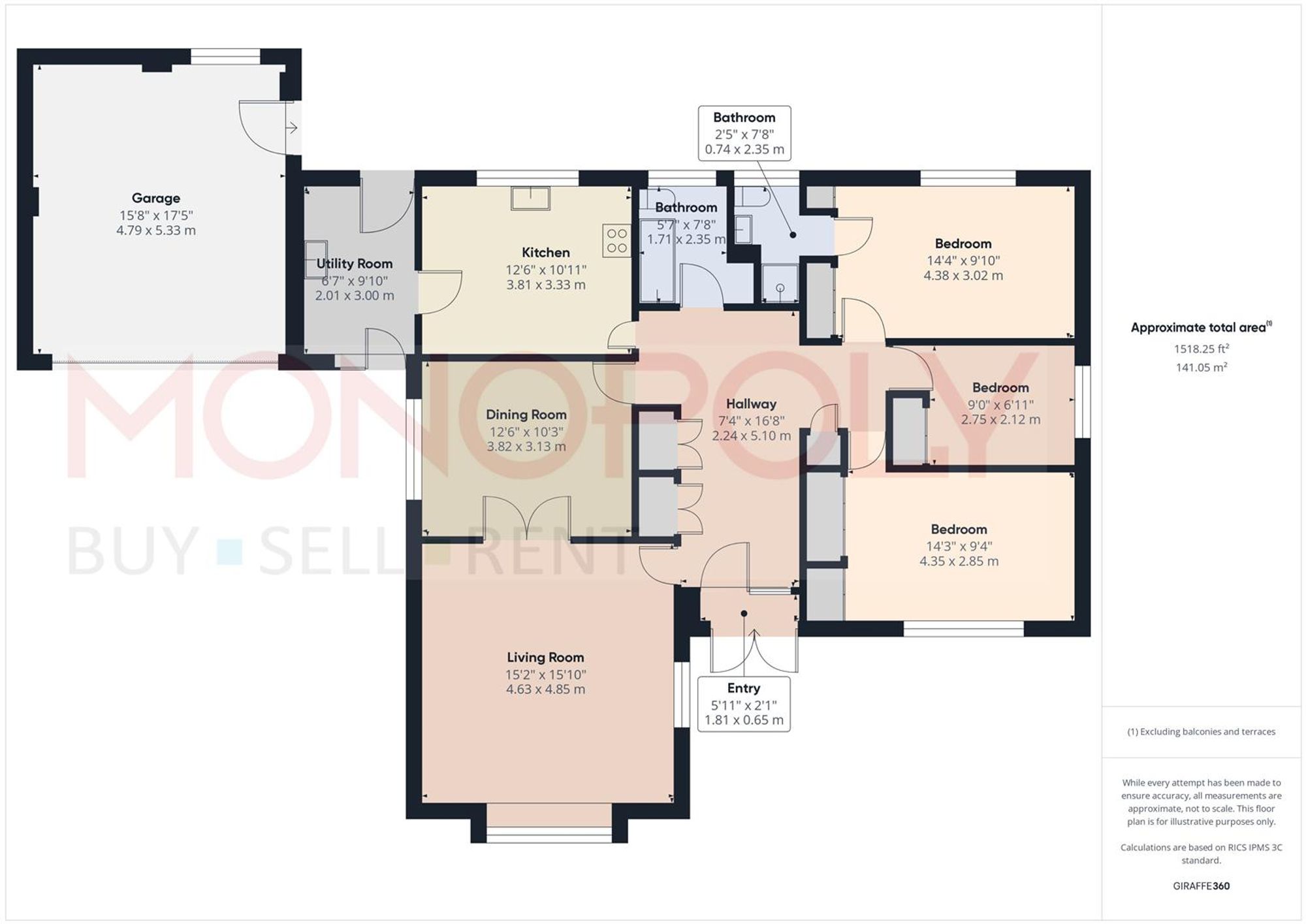 5 Lyndale Grove, Wrexham floorplan