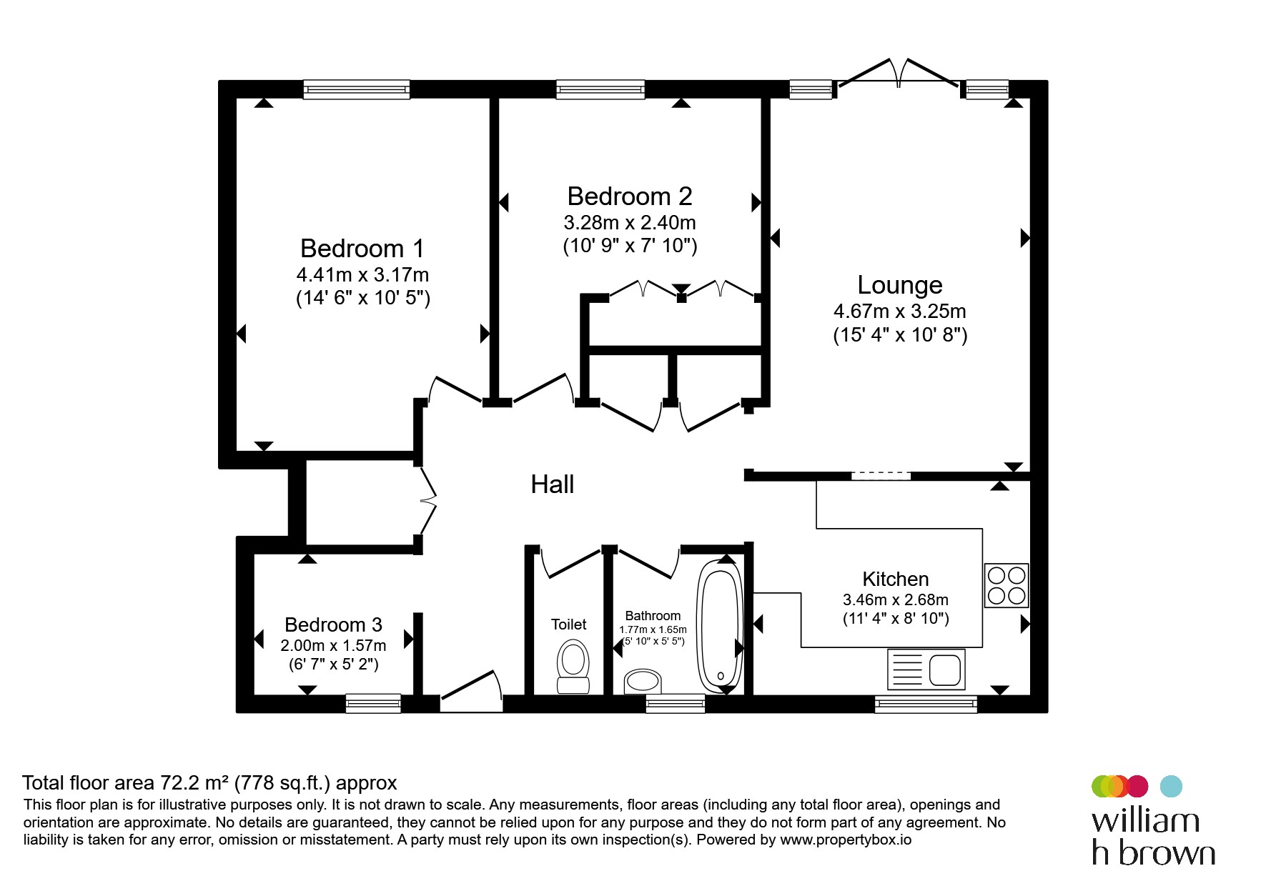 23, Hillary Close, Maldon floorplan