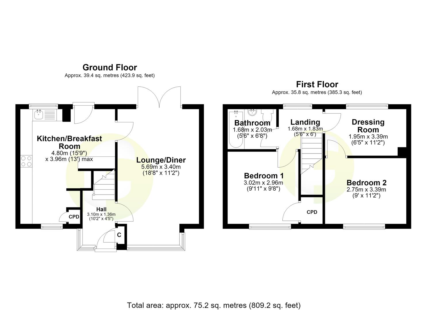 12, Bude Grove, North Shields floorplan