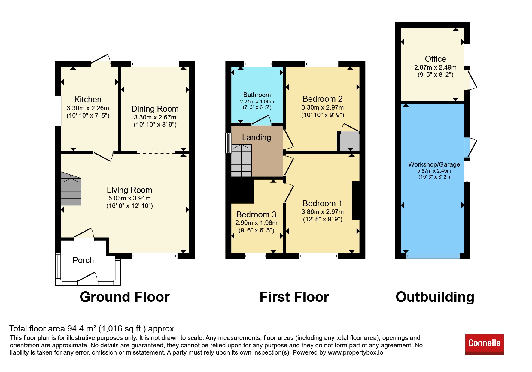 51, Broadfields Road, Exeter floorplan