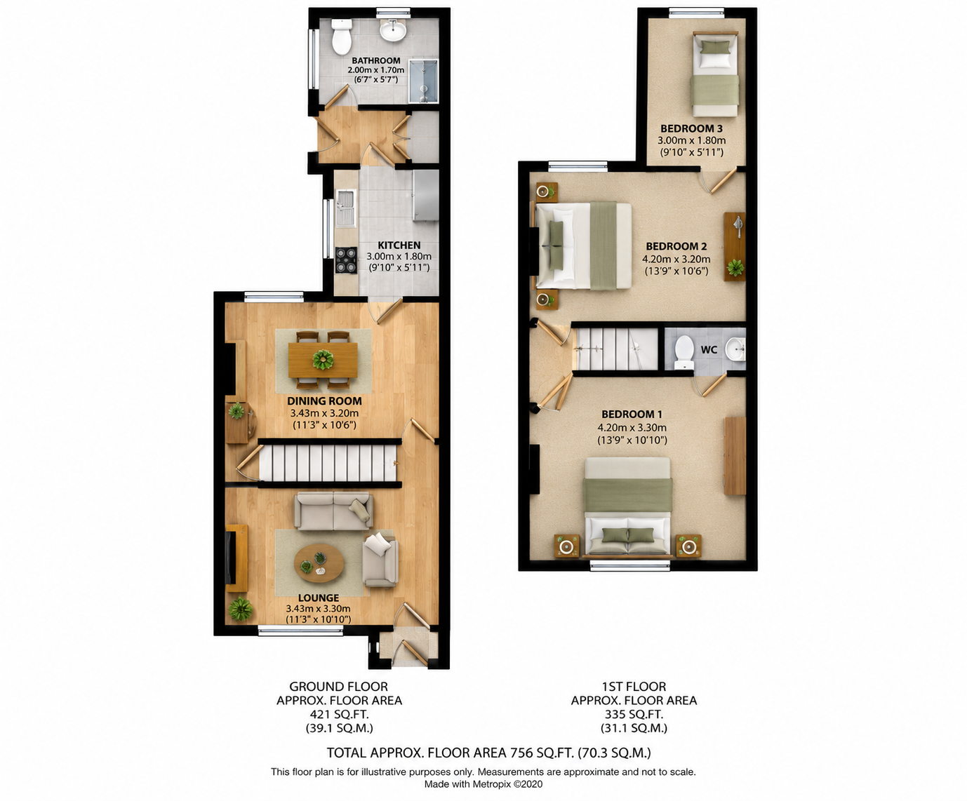 Cambridge Road, Lowestoft floorplan