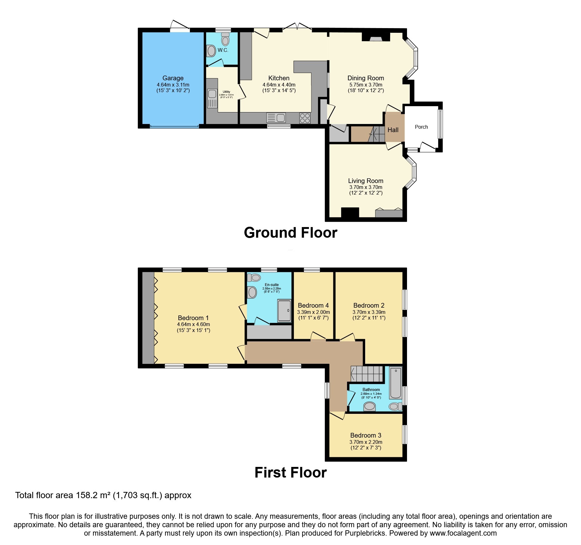 Corner Cottage, Slipton Lane, Kettering floorplan